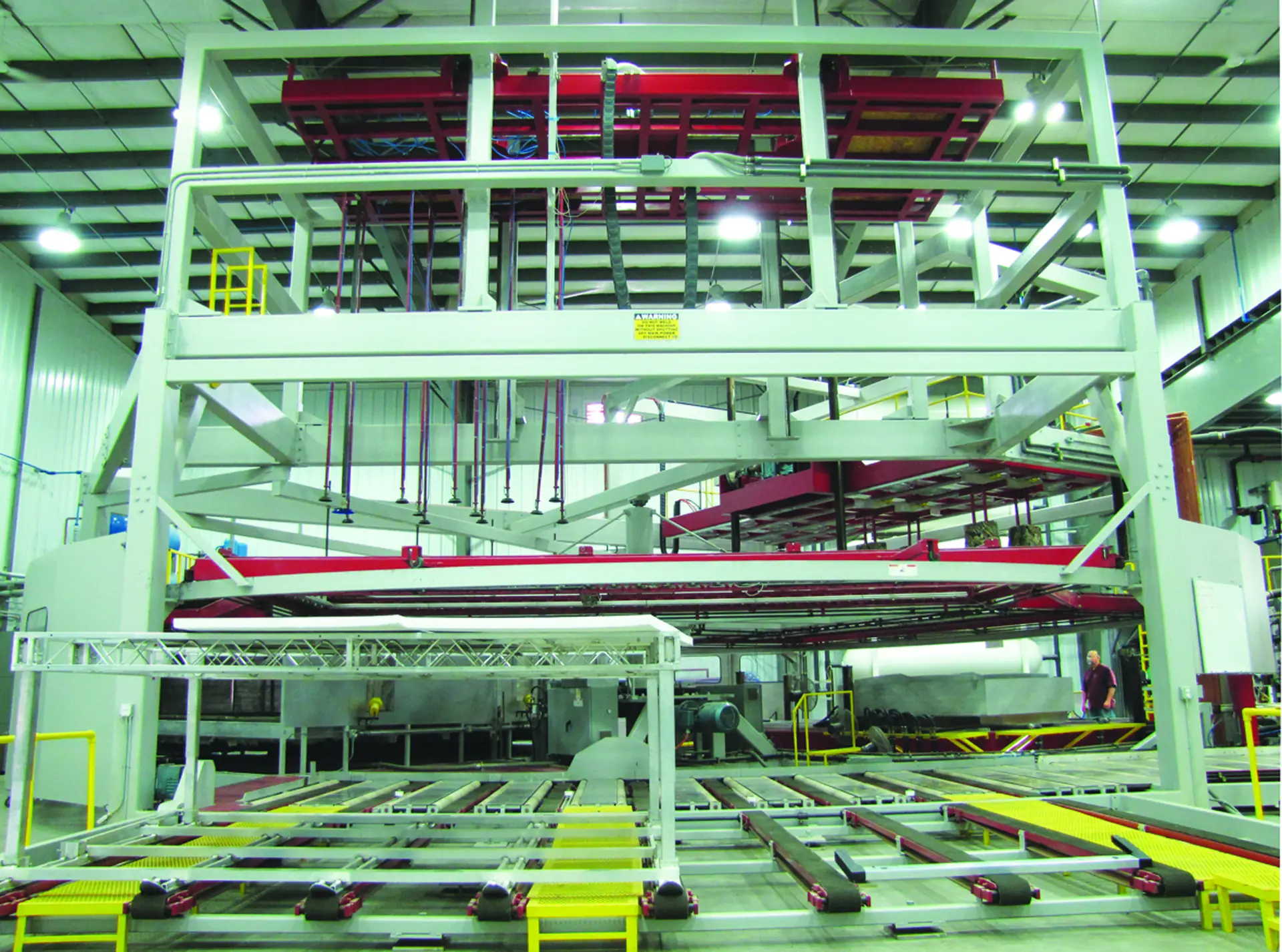 AVT 3-station rotary thermoformer running heavy-gauge sheet on the ThermoFloe floor